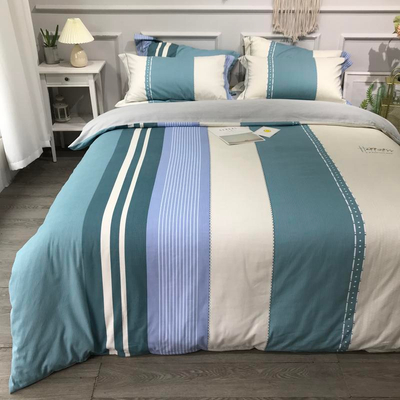 Tessuto di cotone per biancheria da letto nuovo prodotto confortevole per letto completo 3 pezzi