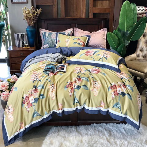 Set biancheria da letto di buona qualità in tessuto di cotone confortevole per letto king size