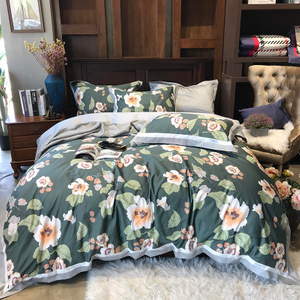 Set biancheria da letto per la decorazione della casa in tessuto di cotone morbido per single